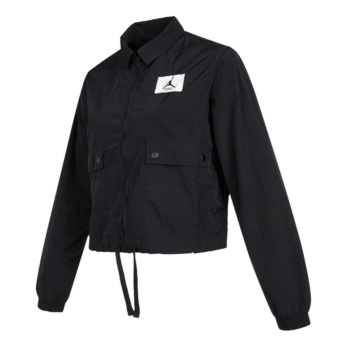 

Куртка (WMNS) Air Jordan Essentials Light Water Repellent Woven Sports Short Jacket Black DD6993-010