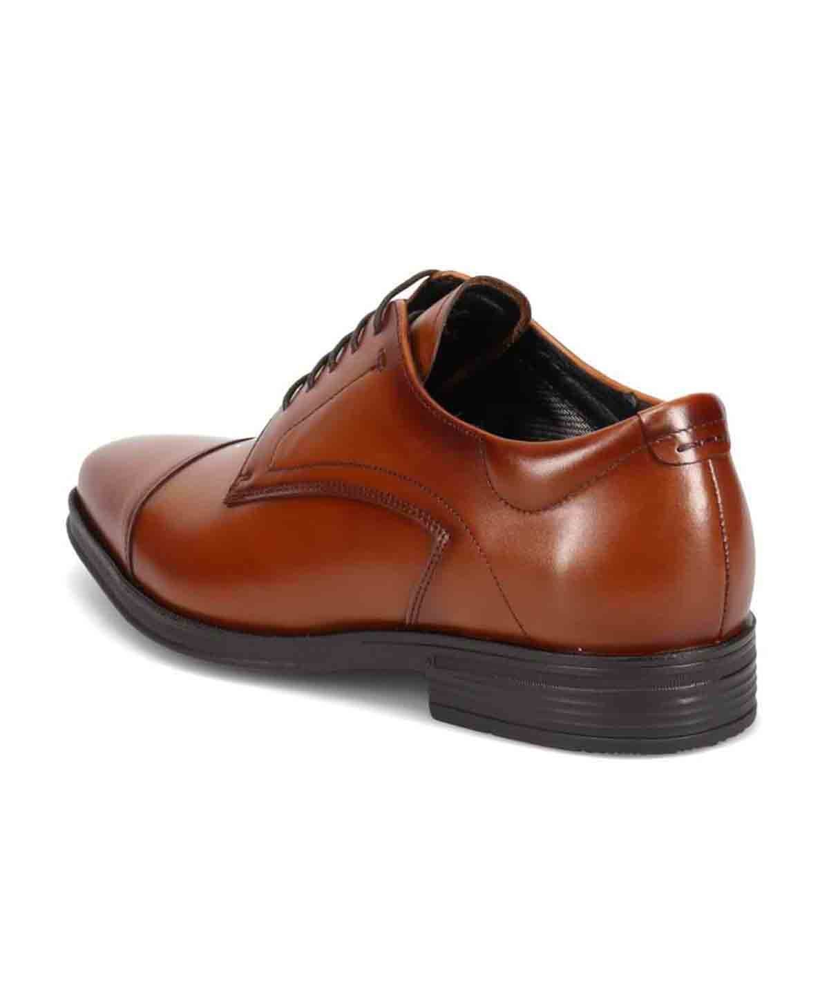 Деловые туфли Modello Coveross Cool Master Series с перфорацией и прямым носком Modello, brown — фото 3