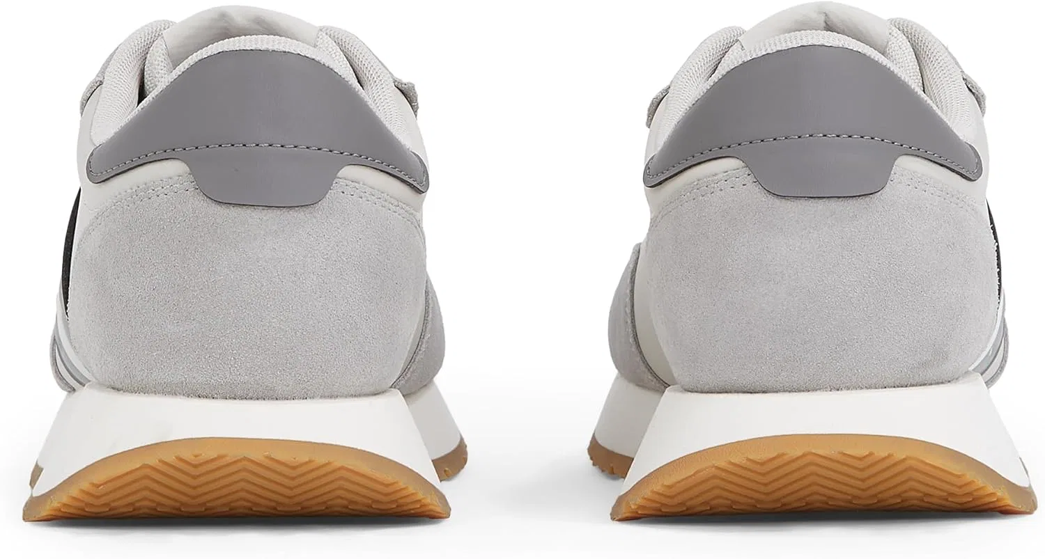 Мужские кроссовки Tommy Jeans Runner Trainers Retro Low Top Tommy Hilfiger, Grey Granite Road — фото 2