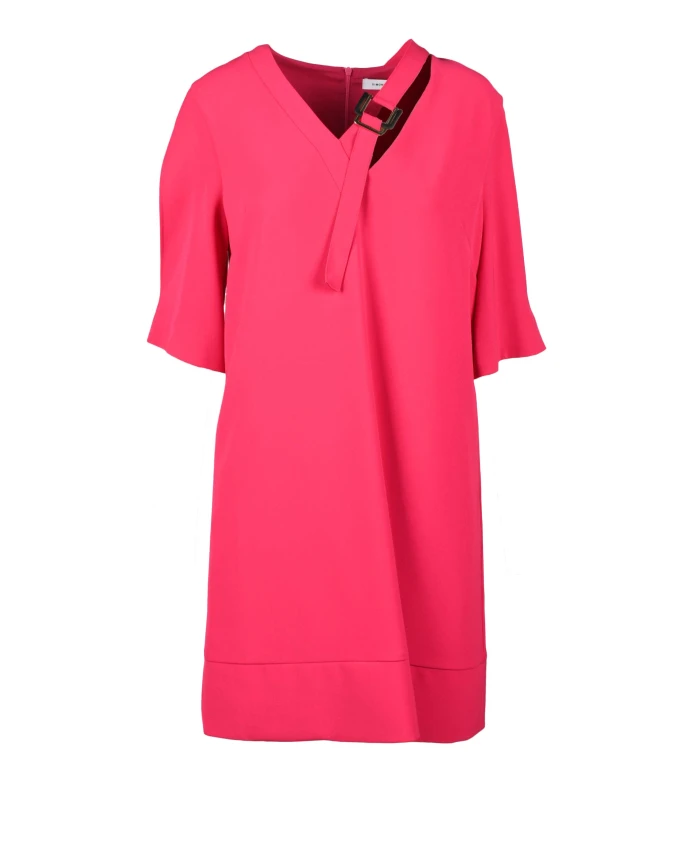 

Элегантное платье из смеси полиэстера и эластана. Simona Corsellini, розовый