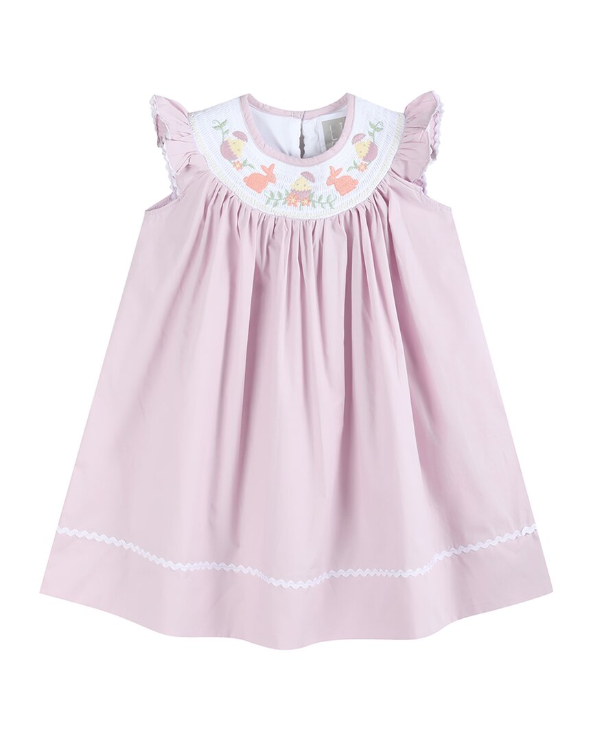 

Платье-епископ Lil Cactus Easter Smocked, фиолетовый