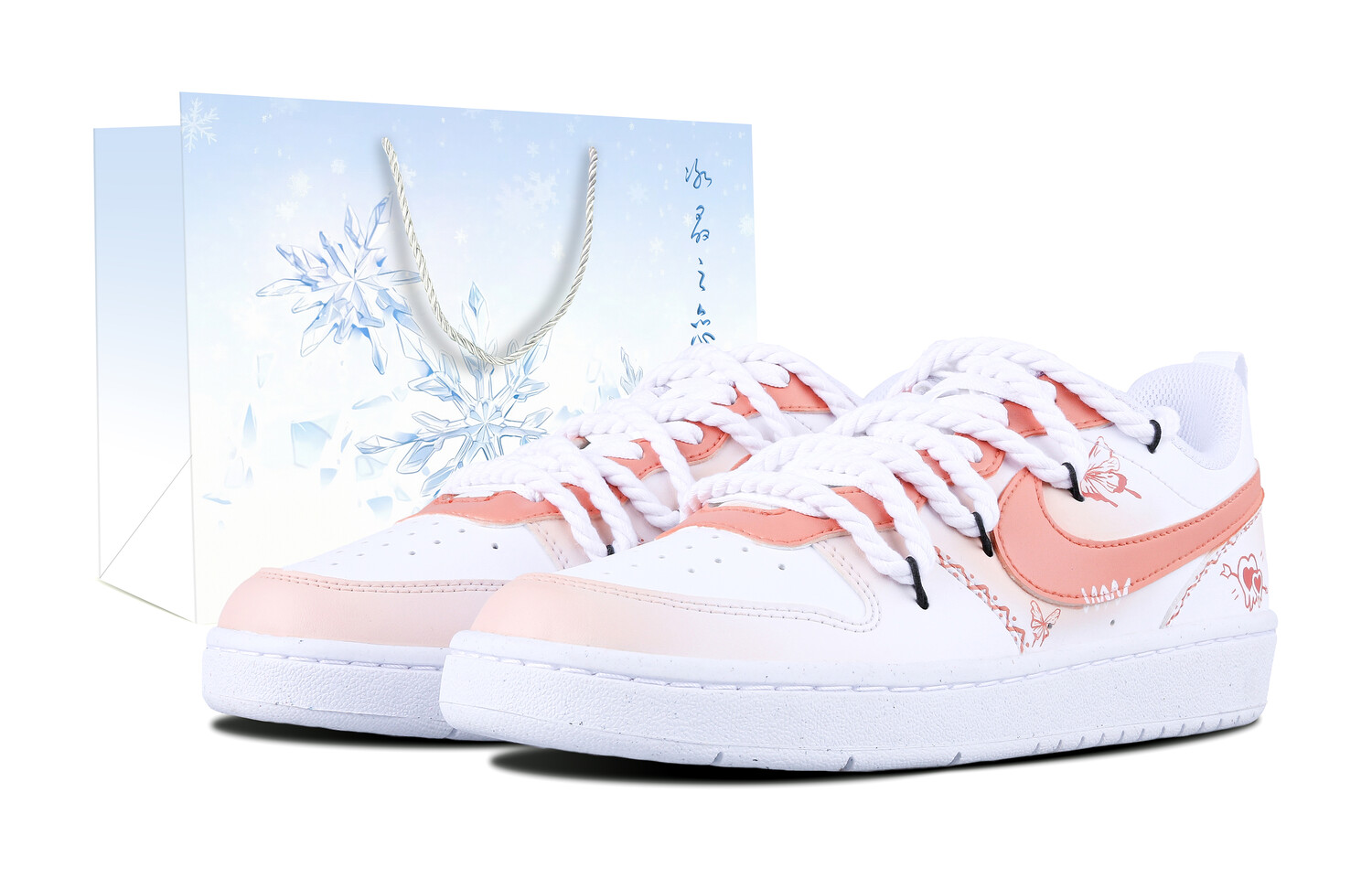 

Женские кроссовки для скейтбординга Nike Court Borough Low, Pink