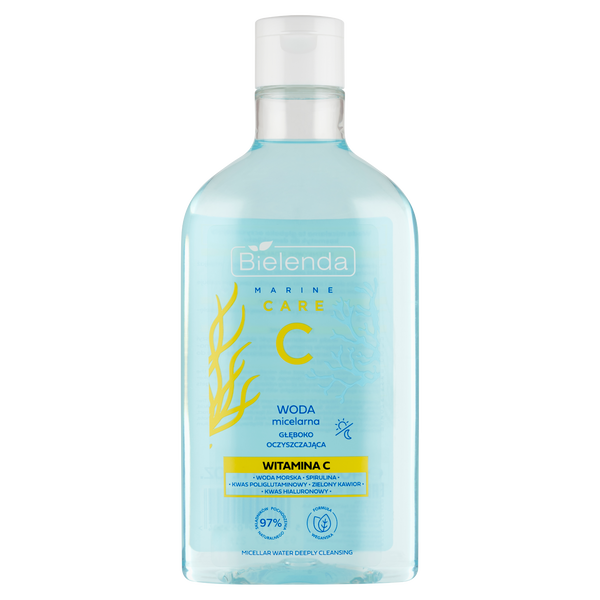 

Мицеллярная вода глубоко очищающая для лица, 400 мл Bielenda Marine care c