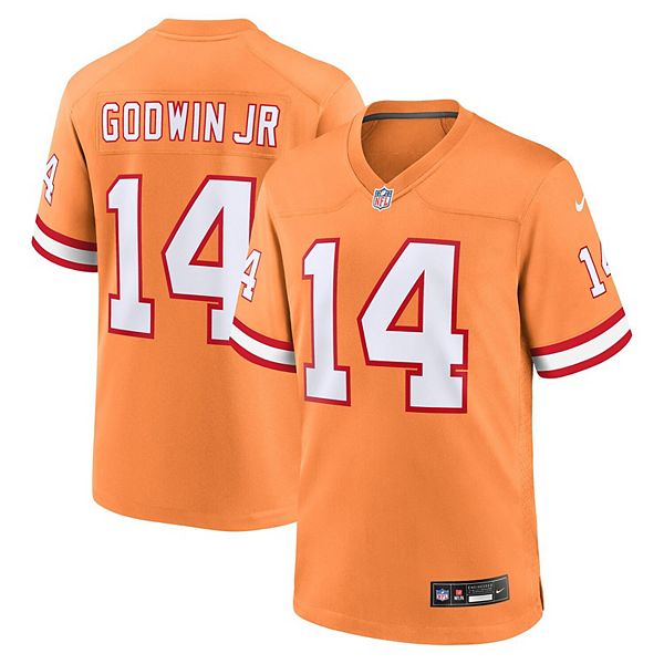 

Мужская футболка Chris Godwin Jr Orange Tampa Bay Buccaneers Alternate Game Player Nike