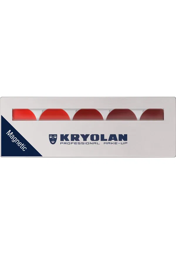 Набор румян для губ, 5 цветов - набор для губ 12 г Kryolan, цвет d — фото 2