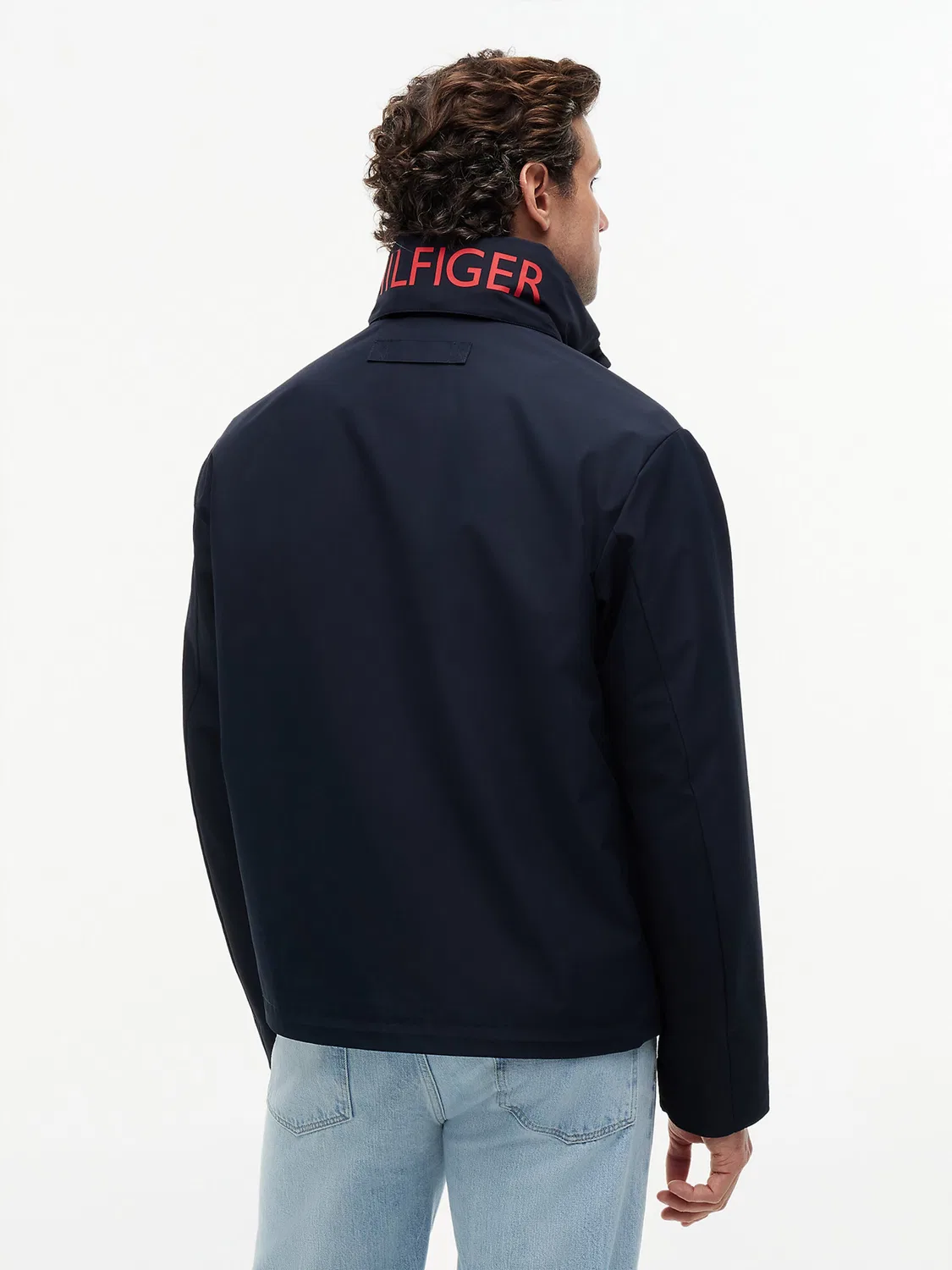 Куртка Tommy Hilfiger межсезонья, темно-синяя — фото 4