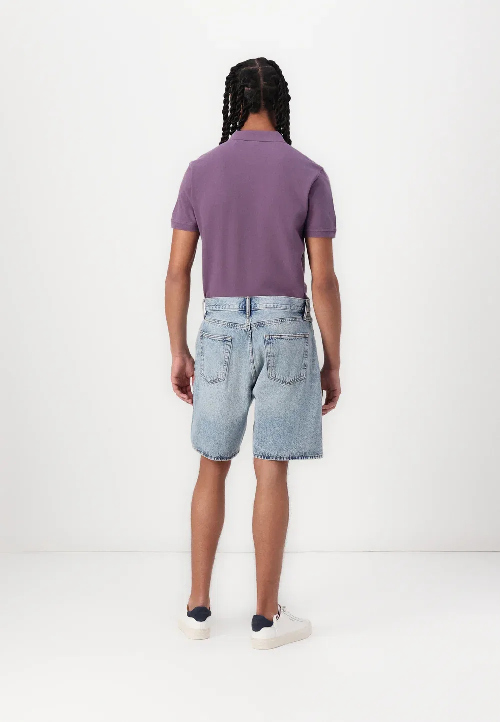 Джинсовые шорты Gap, Light Blue — фото 3