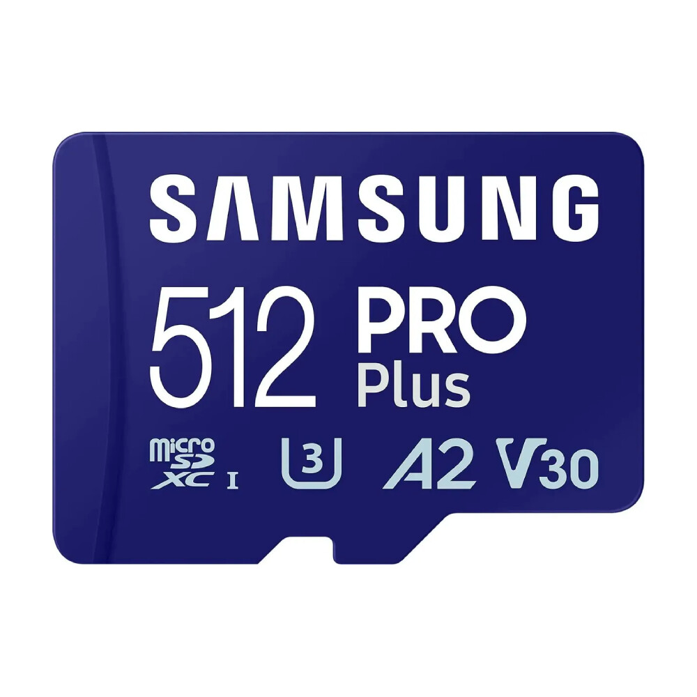 

Карта памяти Samsung PRO Plus, microSDXC, 512 ГБ