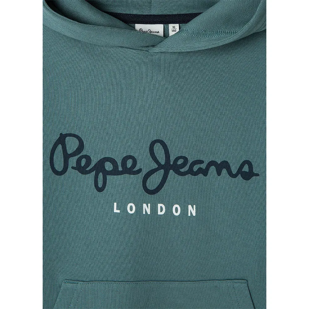 Детское худи с капюшоном Art Pepe jeans, Green — фото 3
