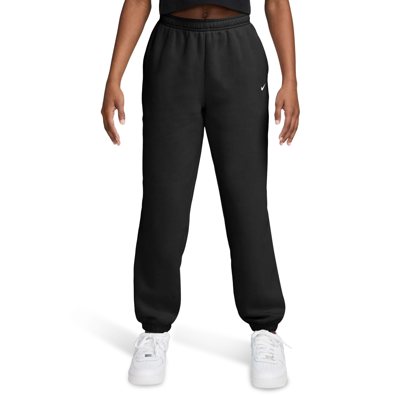 Детские спортивные штаны Nike Studio Fleece, Black — фото 4