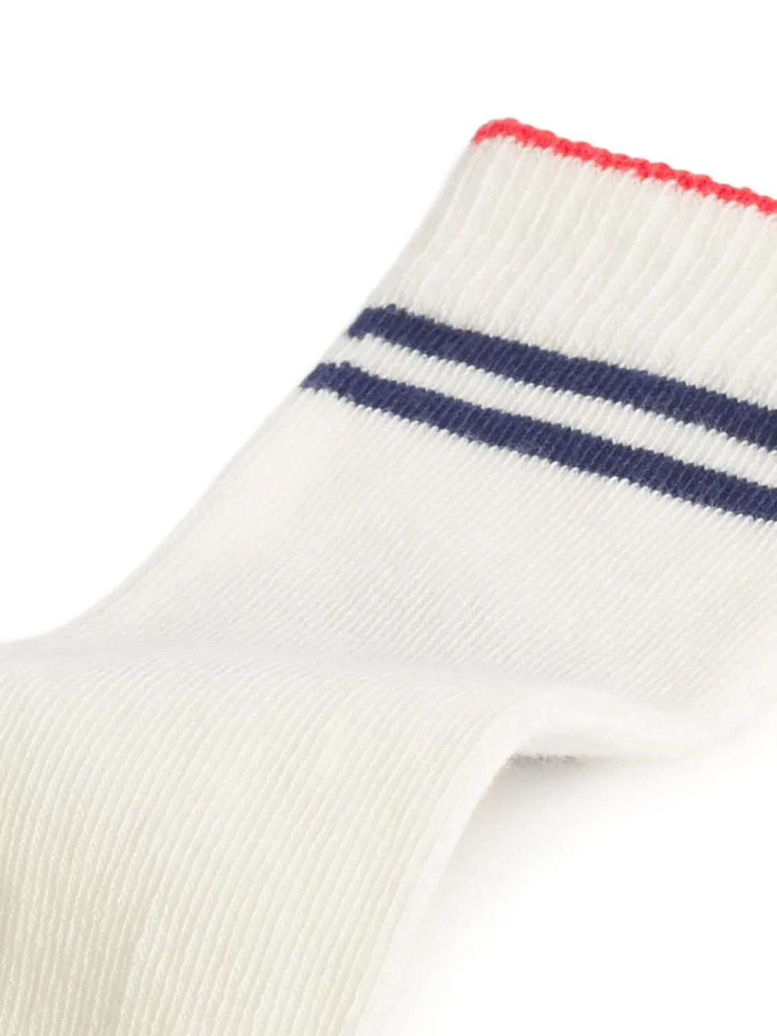 Носки Lian с логотипом из коллаборации с Bonpoint Maison Kitsune Kids, нейтральные цвета — фото 3