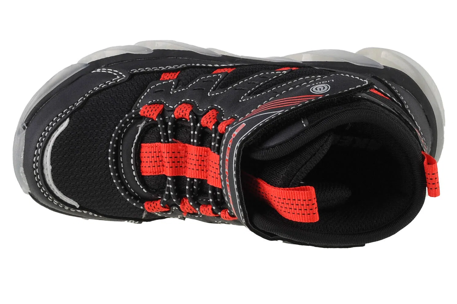 Детские кроссовки со светящейся подошвой Mega Surge Skechers, Schwarz — фото 3