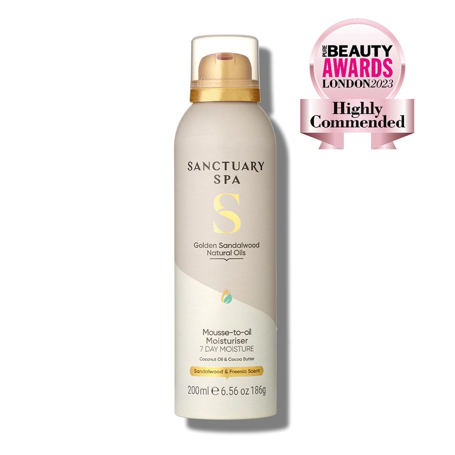 

Увлажняющий мусс-масло Sanctuary Spa Golden Sandalwood Natural Oils, 200 мл