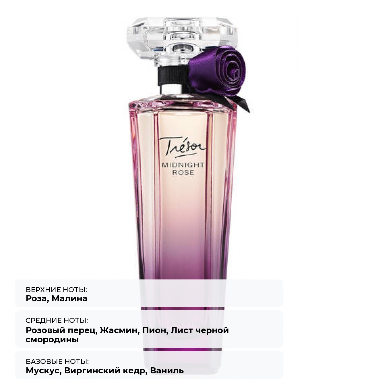 Lancome Tresor Midnight Rose: Парфюмерная вода для женщин — фото 4