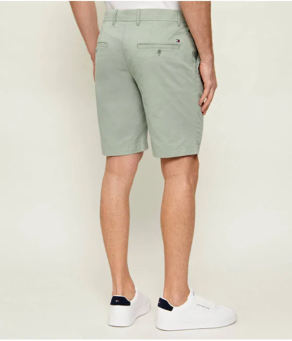 Мужские шорты-чинос Slim Fit Denton Tommy Hilfiger, зеленый — фото 4
