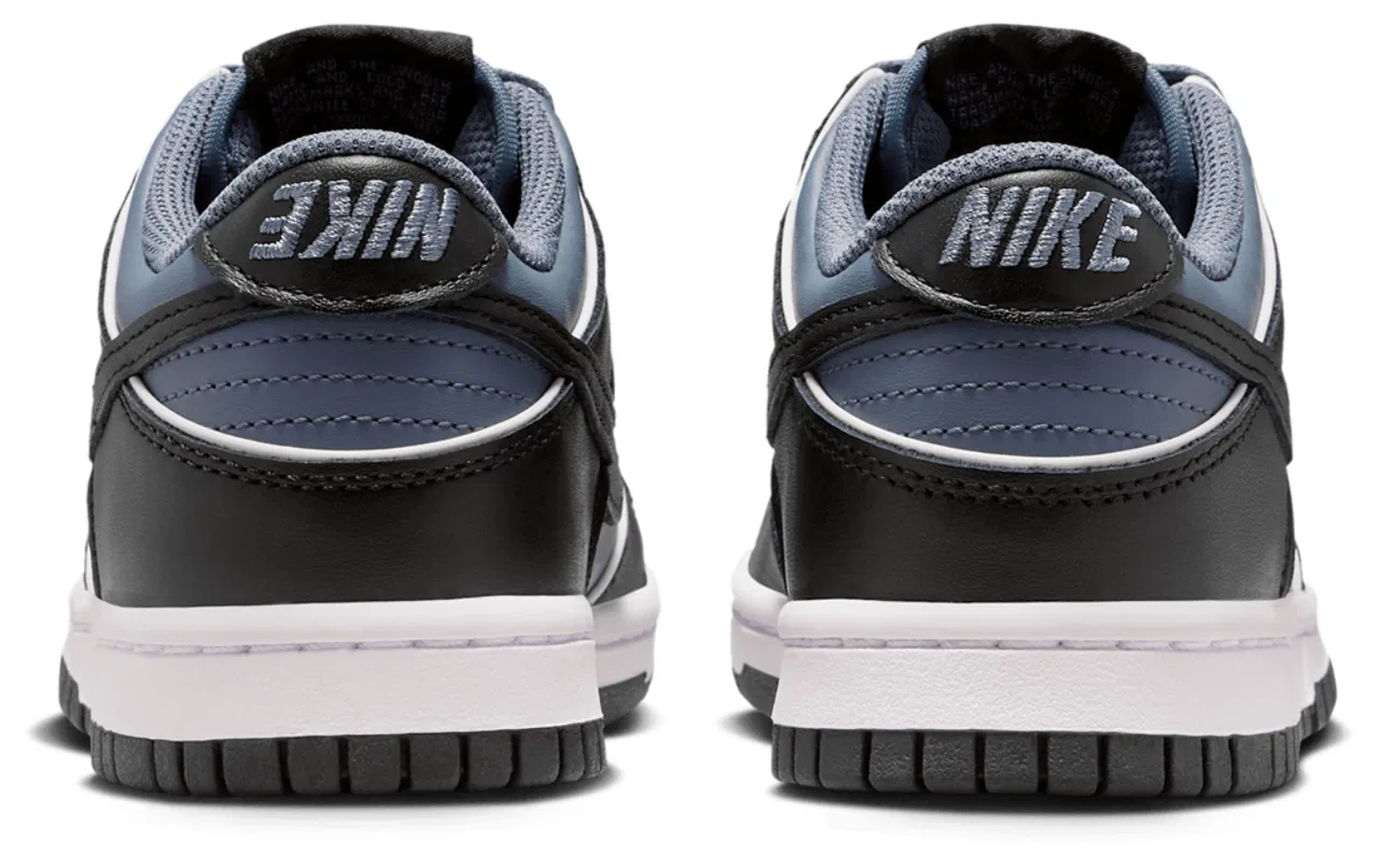 Кроссовки для мальчиков Dunk Low SE Nike, цвет Black/Lt Carbon/White — фото 3