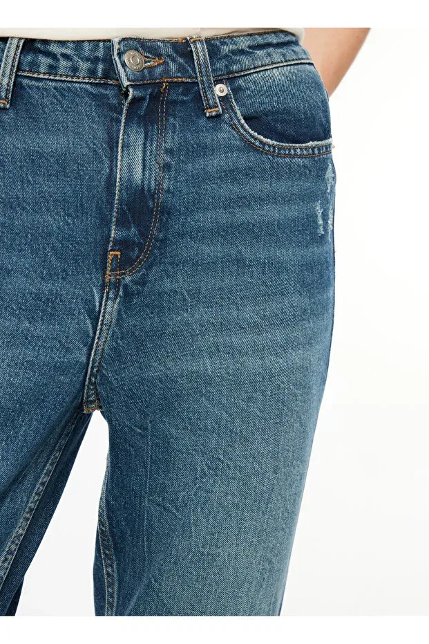 Женские джинсы скинни с высокой посадкой Tommy Hilfiger, Indigo — фото 4