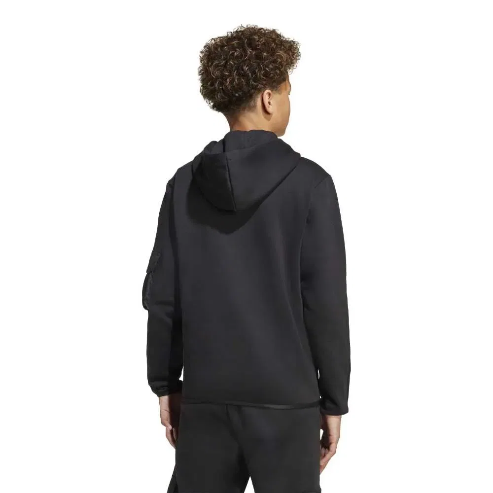 Толстовка флисовая Adidas Utility Pack Adidas, черный — фото 2