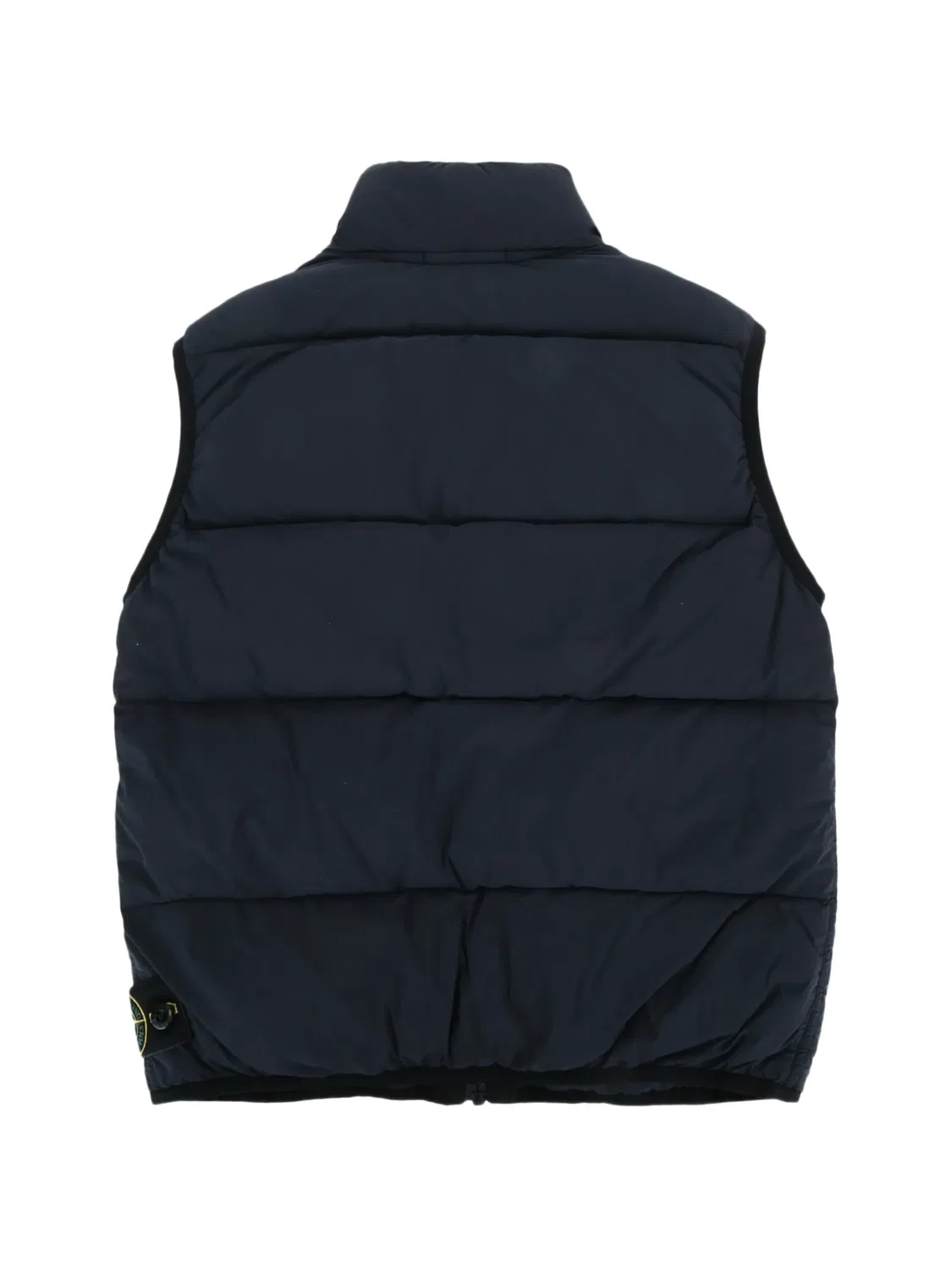 Стеганый жилет с нашивкой-логотипом Stone Island Junior, синий — фото 2