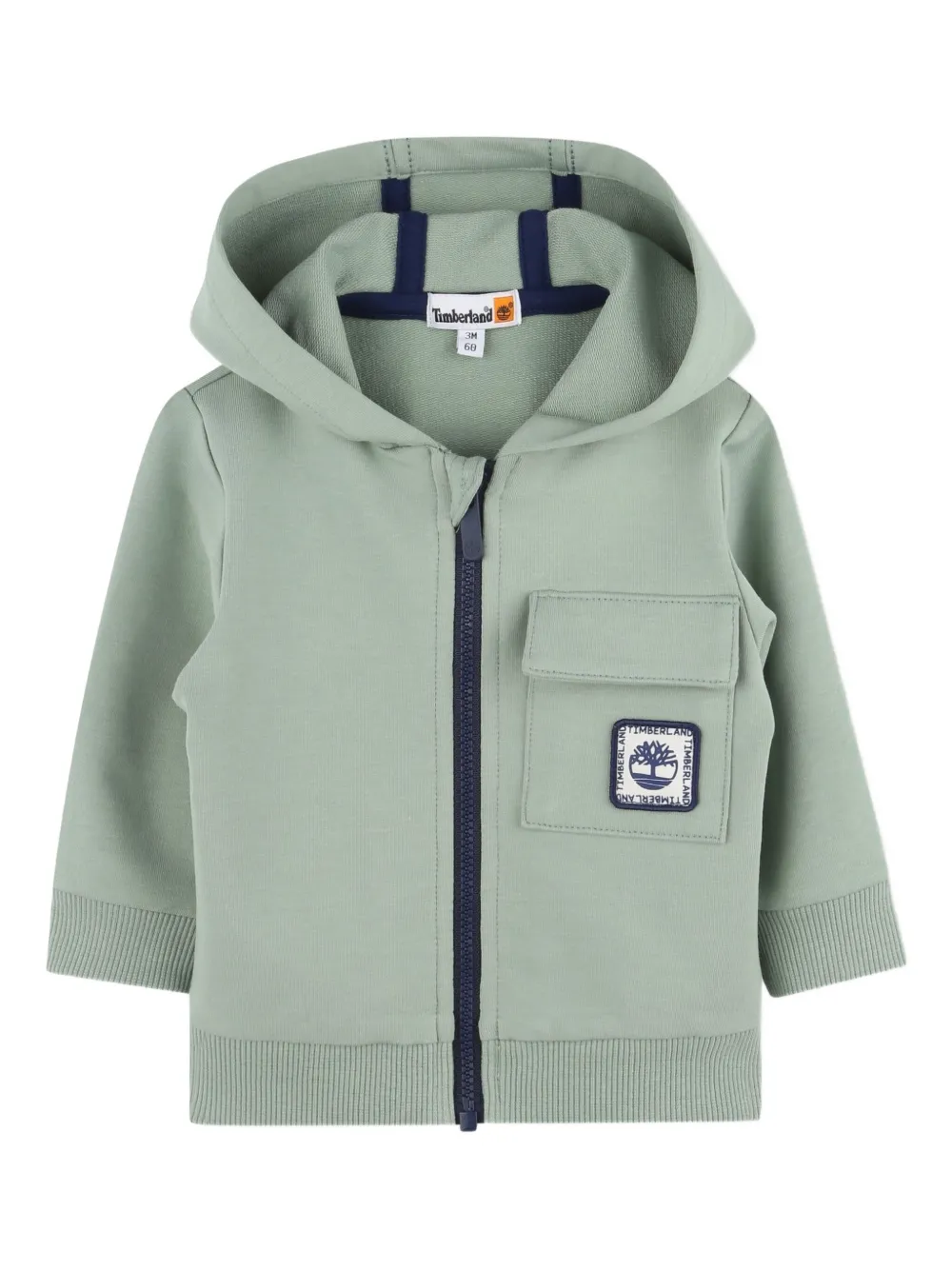 

Куртка с капюшоном и карманами Timberland Kids, зеленый