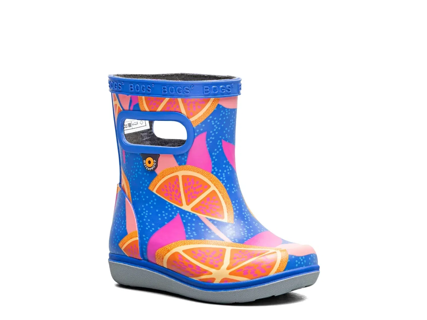 Сапоги Skipper II Summer Fruit Rain Boot, Bogs, синий/мультиколор