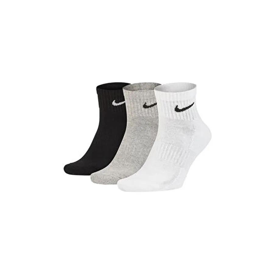 Комплект носков Nike Everyday Cush 3 пары, Черно-белый