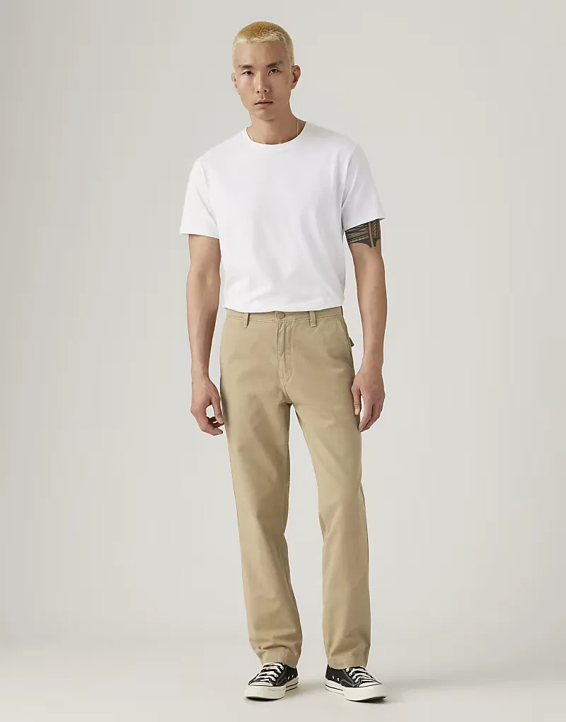 Брюки-чиносы Levi's XX Authentic Relaxed Chinos, бежевый — фото 2