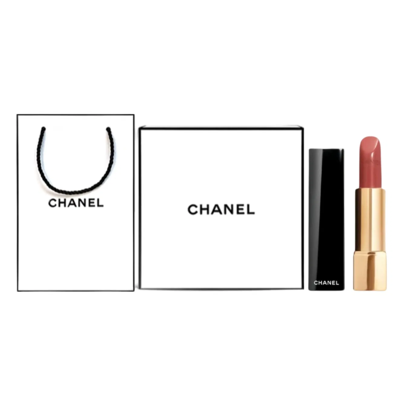 Женский набор косметики для макияжа губ с блеском для губ Charm Dazzling Lip Gloss 211, CHANEL, Черный