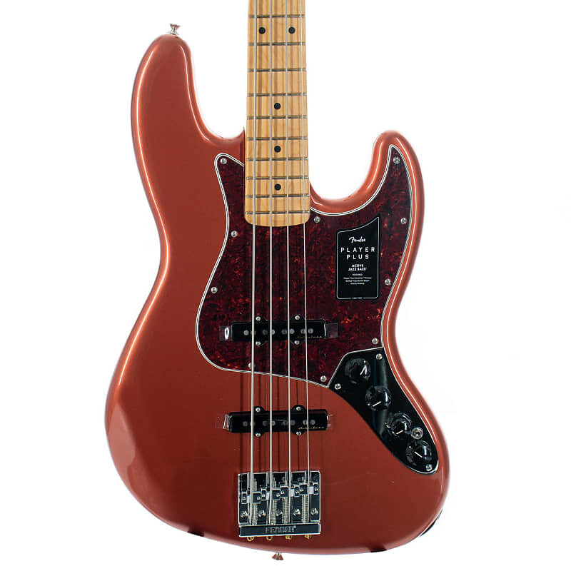 

Fender Player Plus Jazz Bass Maple, Aged Candy Apple Red