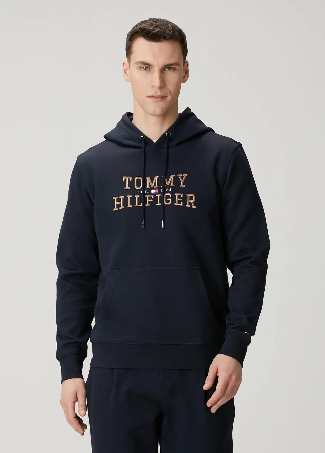 Свитшот с капюшоном Tommy Hilfiger Icon, blue