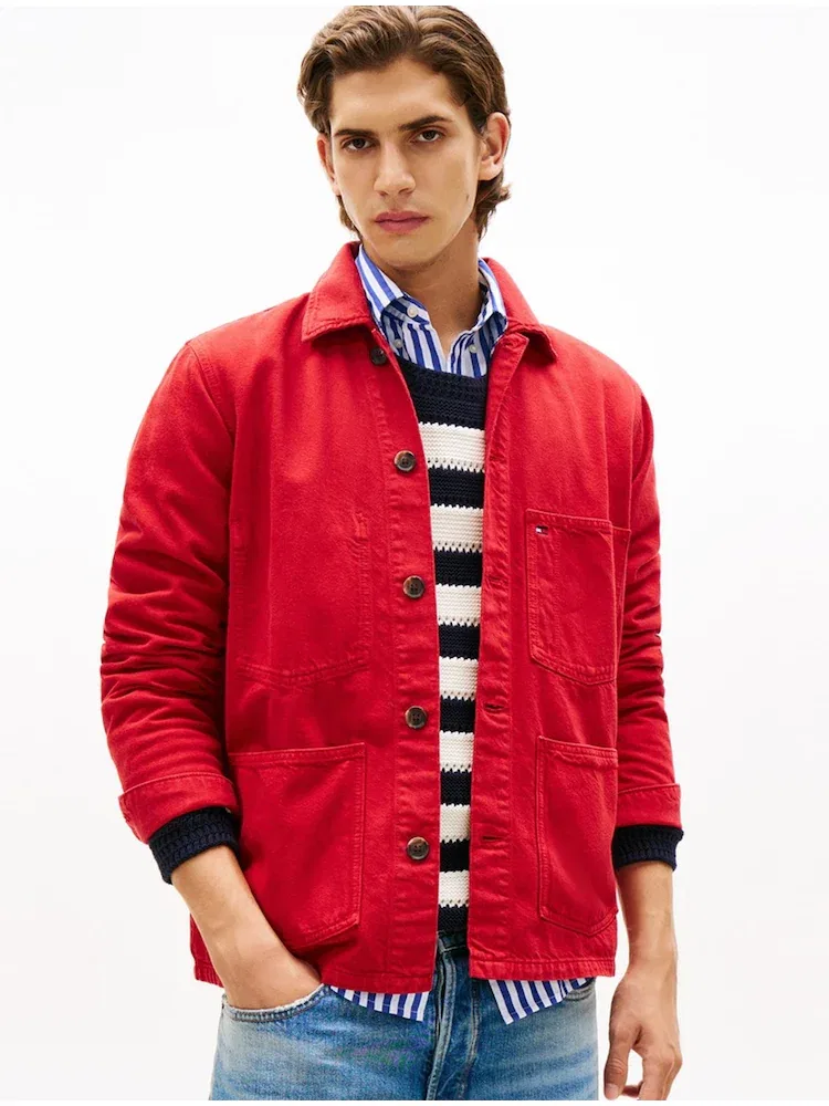 Куртка джинсовая, модель Chore TOMMY HILFIGER, Red