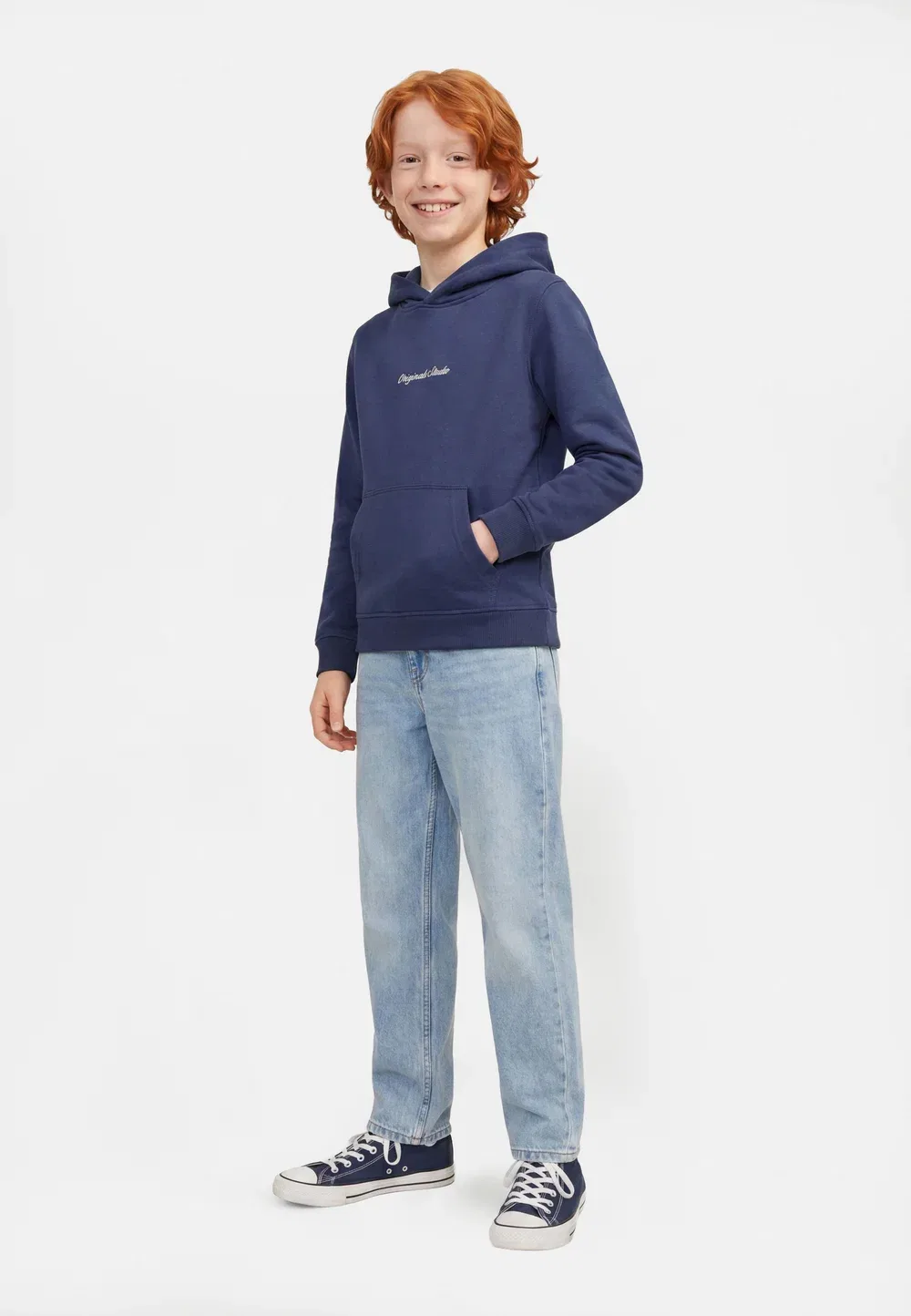 Толстовка с капюшоном Jack & Jones Junior, Crown Blue