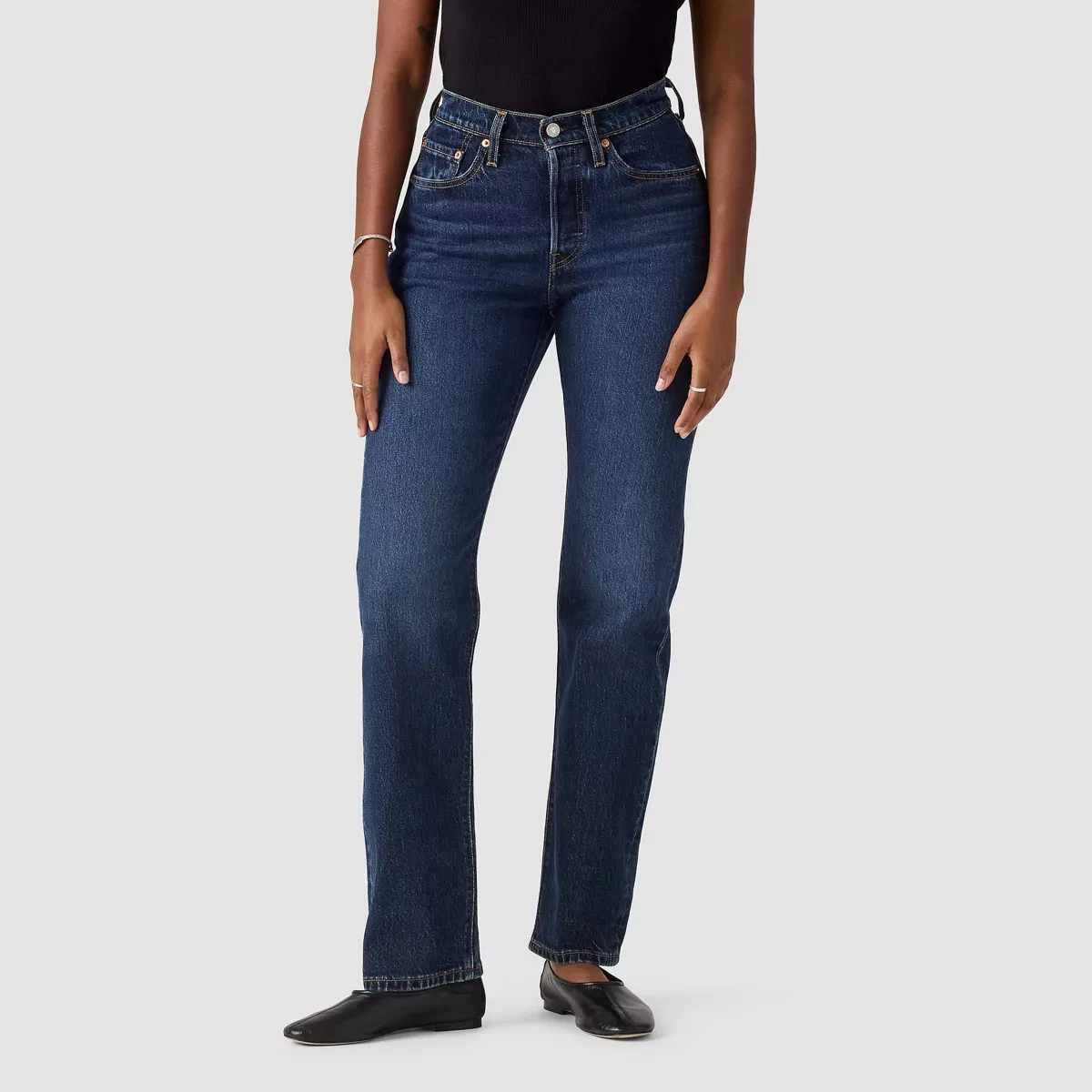 Женские джинсы прямого кроя с высокой посадкой 501 Curve Levi's, Mild Salsa