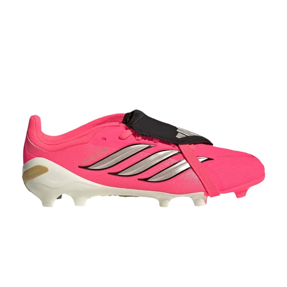 Бутсы Adidas Predator Elite Fold-Over Tongue FG Little Kid, розовый