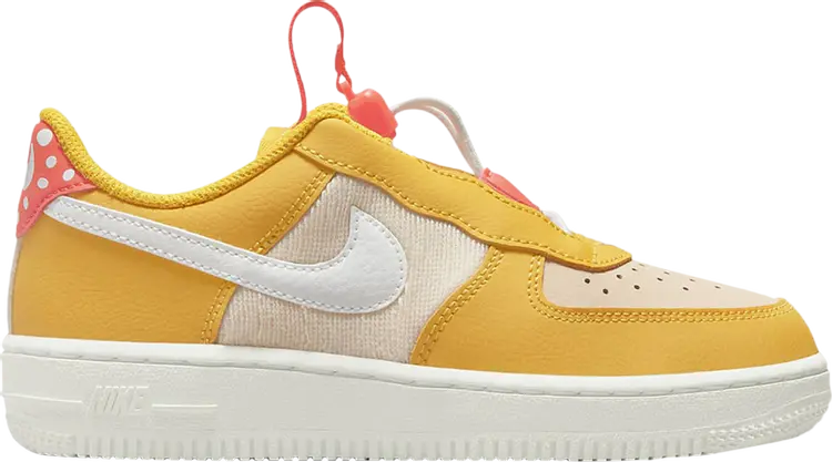 

Кроссовки Nike Force 1 Toggle SE PS 'Mushroom', желтый