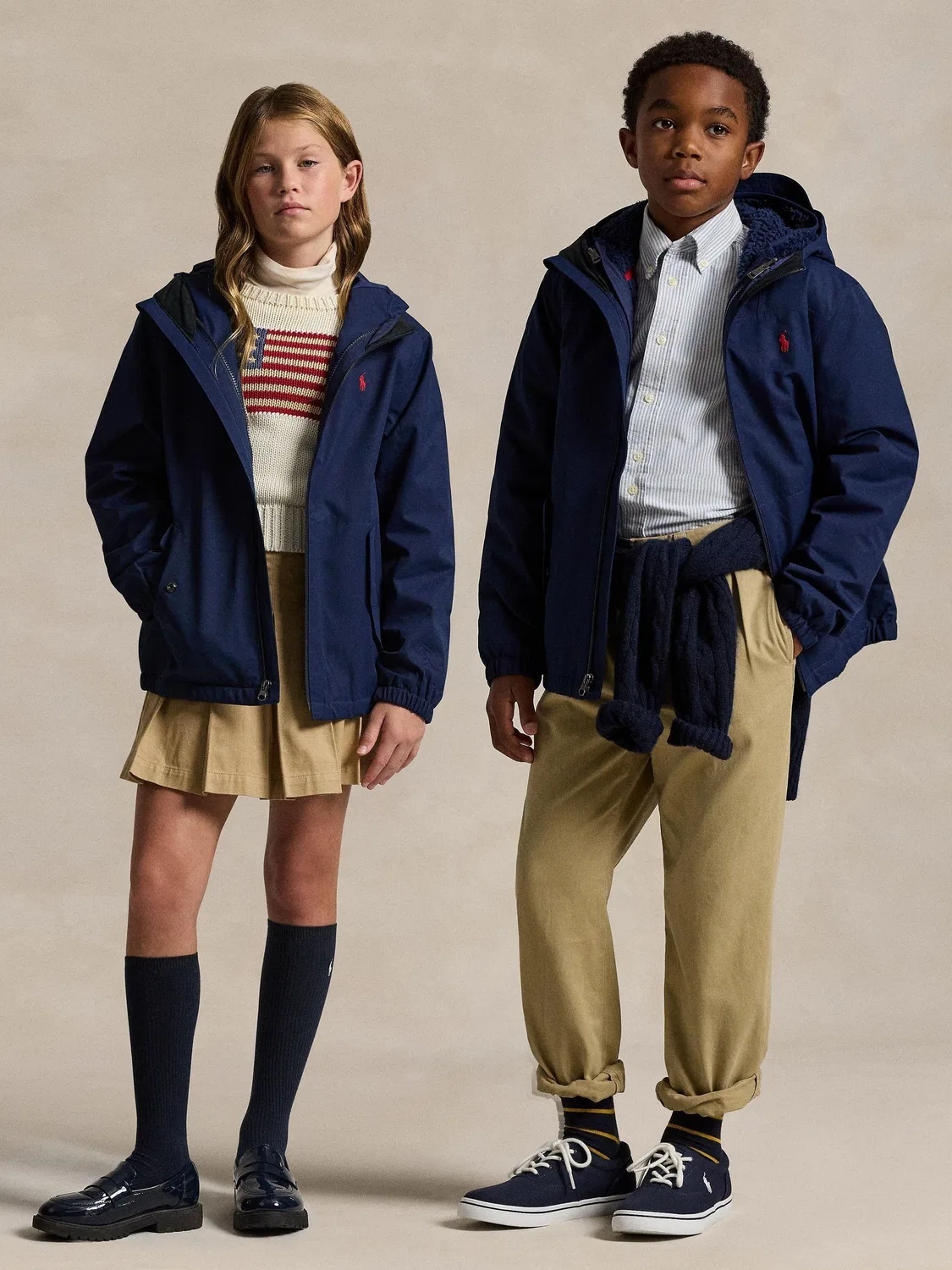 Куртка с капюшоном, водонепроницаемая Polo Ralph Lauren, синий — фото 3
