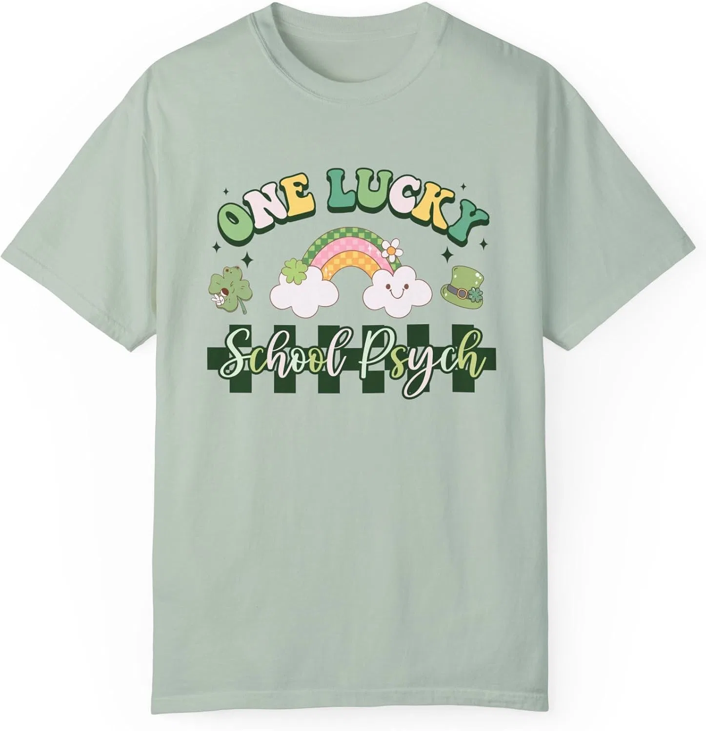 Футболка с принтом One Lucky School Psych Comfort Colors, Bay