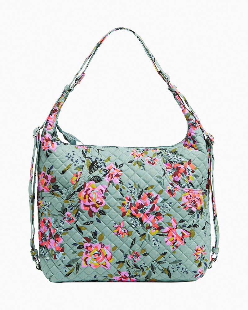 

Сумка Vera Bradley Cotton Convertible, бирюзовый/мультиколор, Зеленый, Сумка Vera Bradley Cotton Convertible, бирюзовый/мультиколор