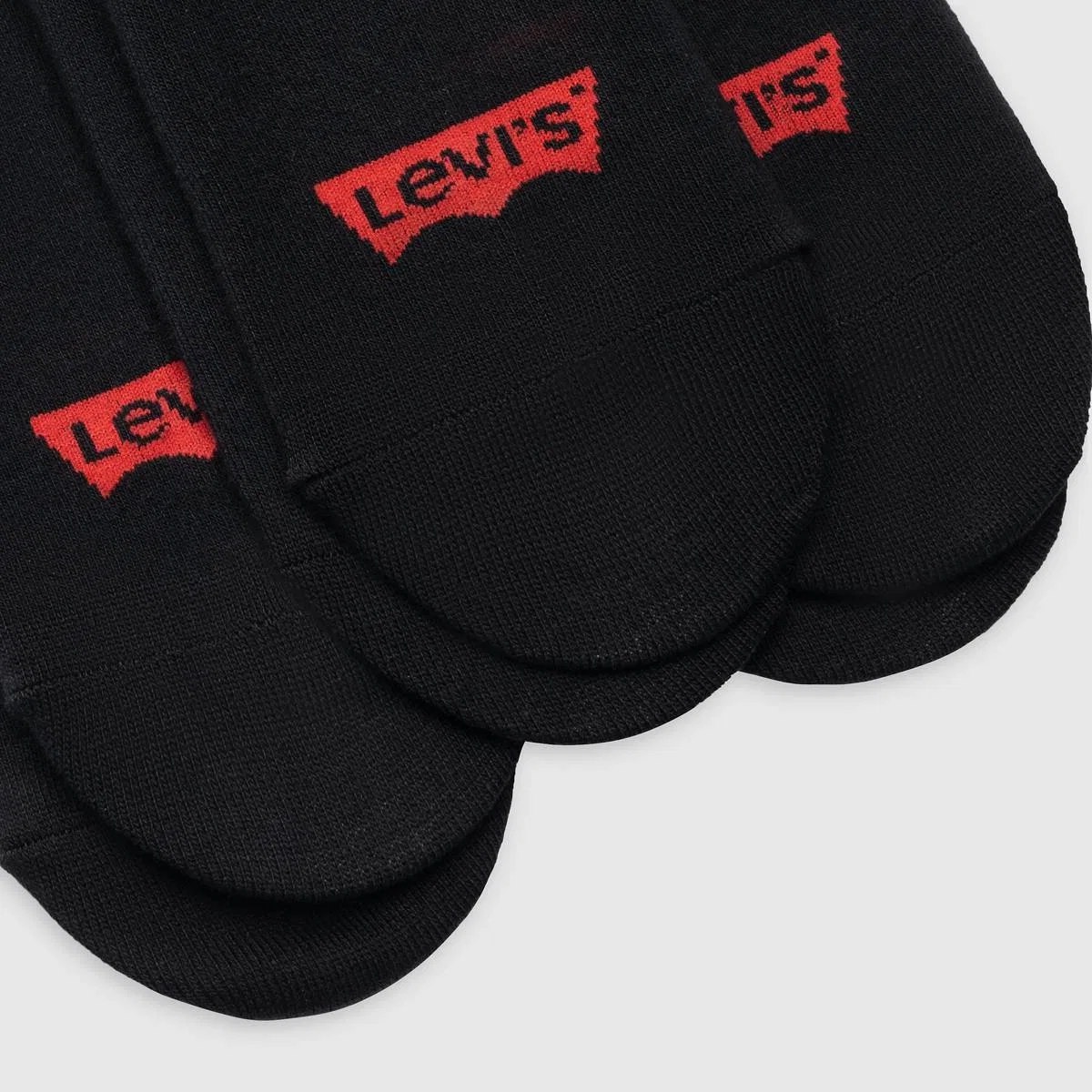 Низкие носки (3 шт.) Levi's, Black — фото 3