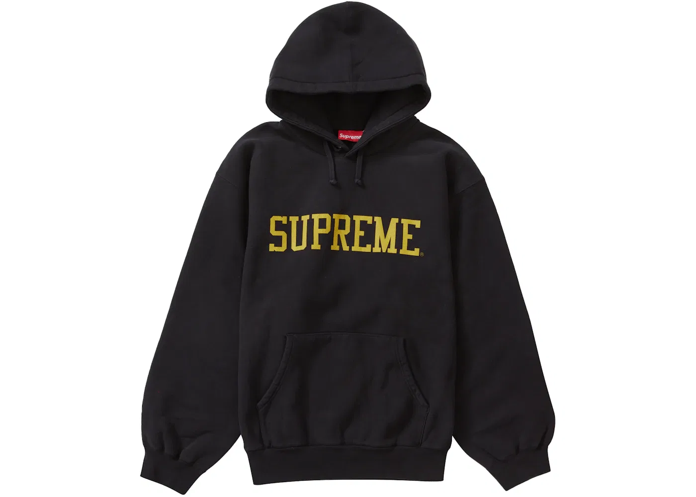 Мужская худи с капюшоном Varsity Supreme, Black