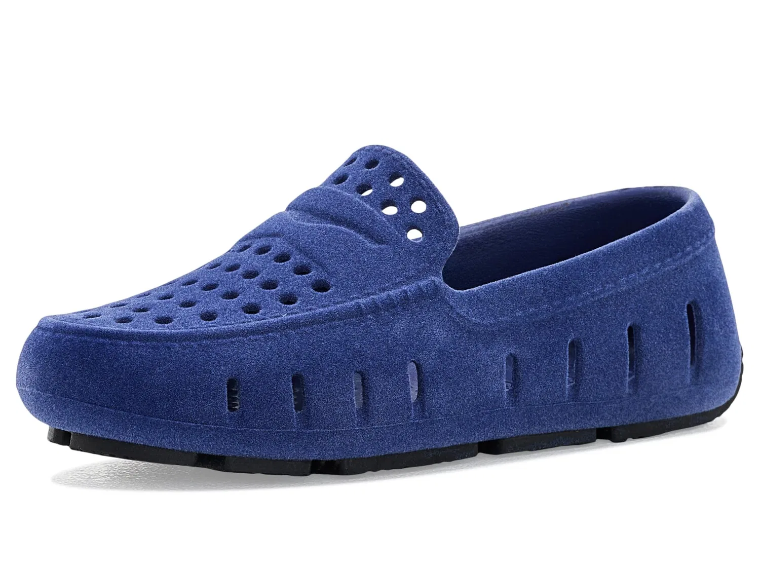 Лоферы Prodigy Faux Suede (для малышей и маленьких детей) Floafers Kids, Deep Navy Suede/Black