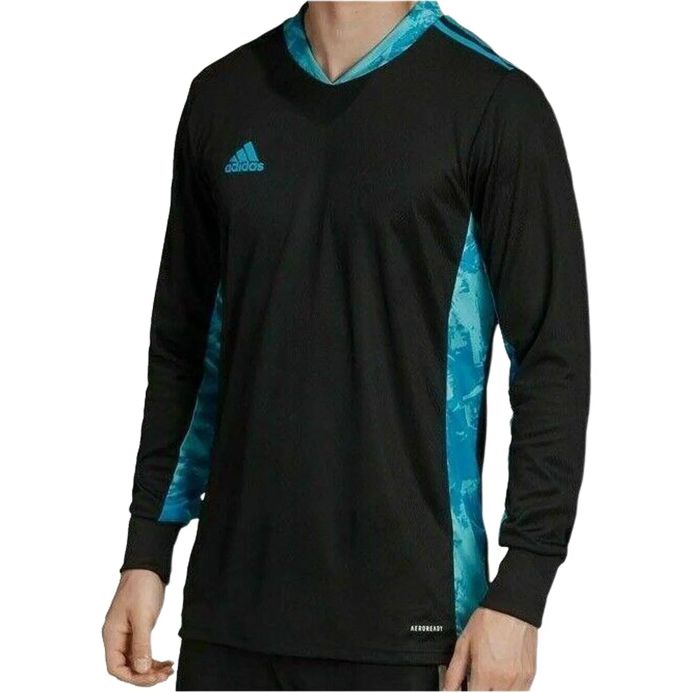 Мужская футболка Adidas Adipro, Blue Black — фото 4