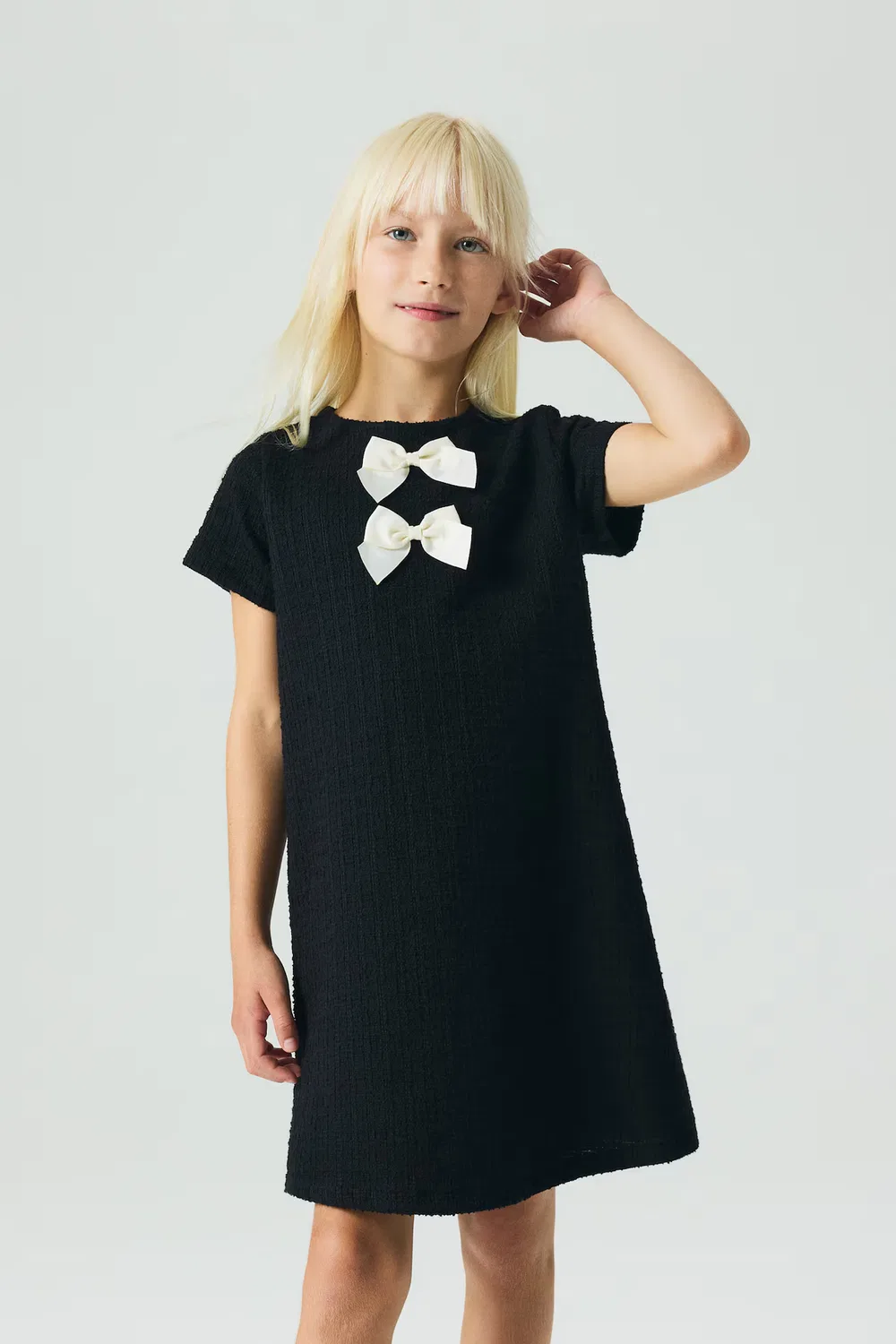 Платье из букле H&M, Schwarz
