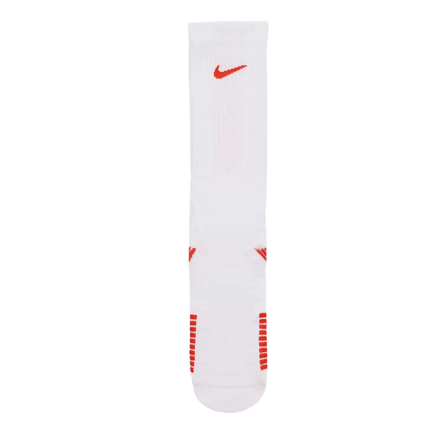 Носки с высокой посадкой Elite 2.0 с поддержкой свода стопы Nike, White/Team Orange/Team Orange