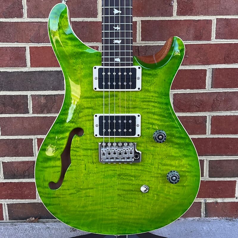 

PRS CE24 Semi-Hollow, Eriza Verde, сумка для переноски