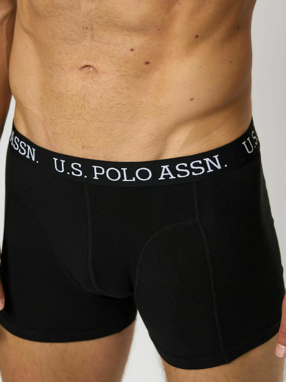 Комплект боксеров U.S. Polo Assn. «Umwalter», 3 предмета, черный — фото 2
