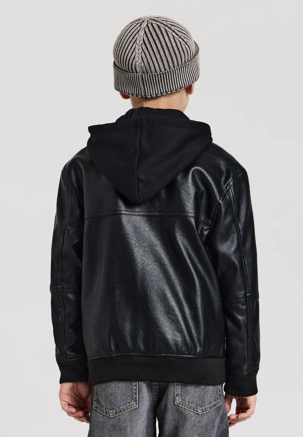 Кожаная куртка Calliope, Nero Ultrablack — фото 3