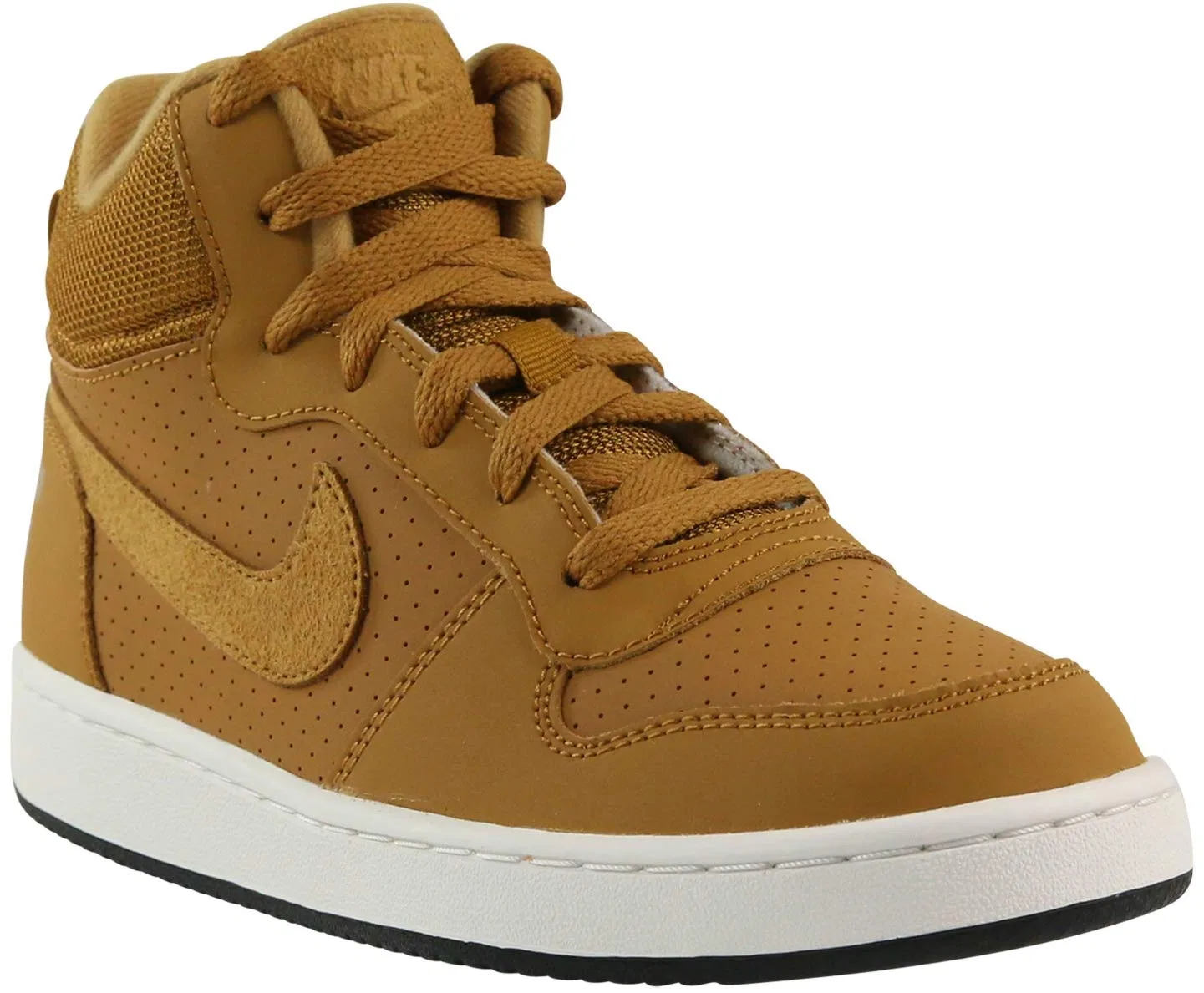 Детские баскетбольные кроссовки высокие NIKE Court Borough Mid (Gs) NIKE, Brown — фото 4