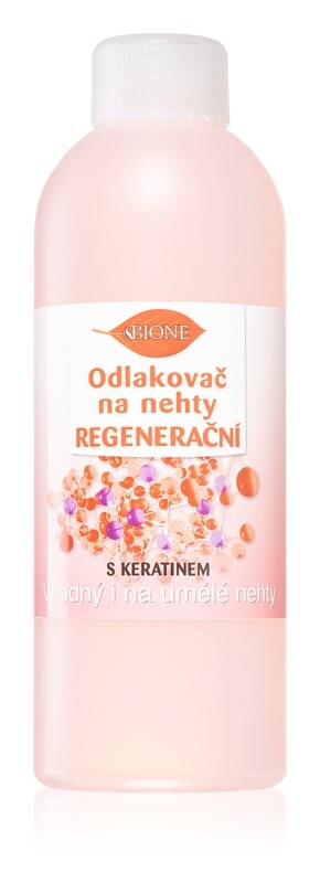 

Жидкость для снятия лака с кератином Bione Cosmetics Odlakovač na nehty