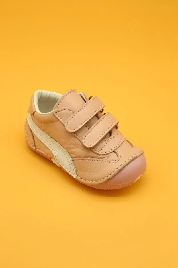Детские ботинки для мальчиков или девочек кожаные с принтом Real Leather First Step Baby Shoes Joy Colours, Multicolor — фото 2